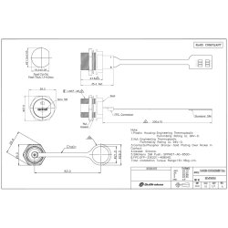 Technische Zeichnung des SIMNRM Adapters