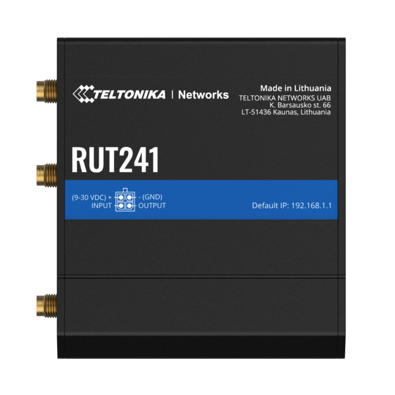 Teltonika RUT241 4G / LTE Router - CAT4, WLAN, Ethernet