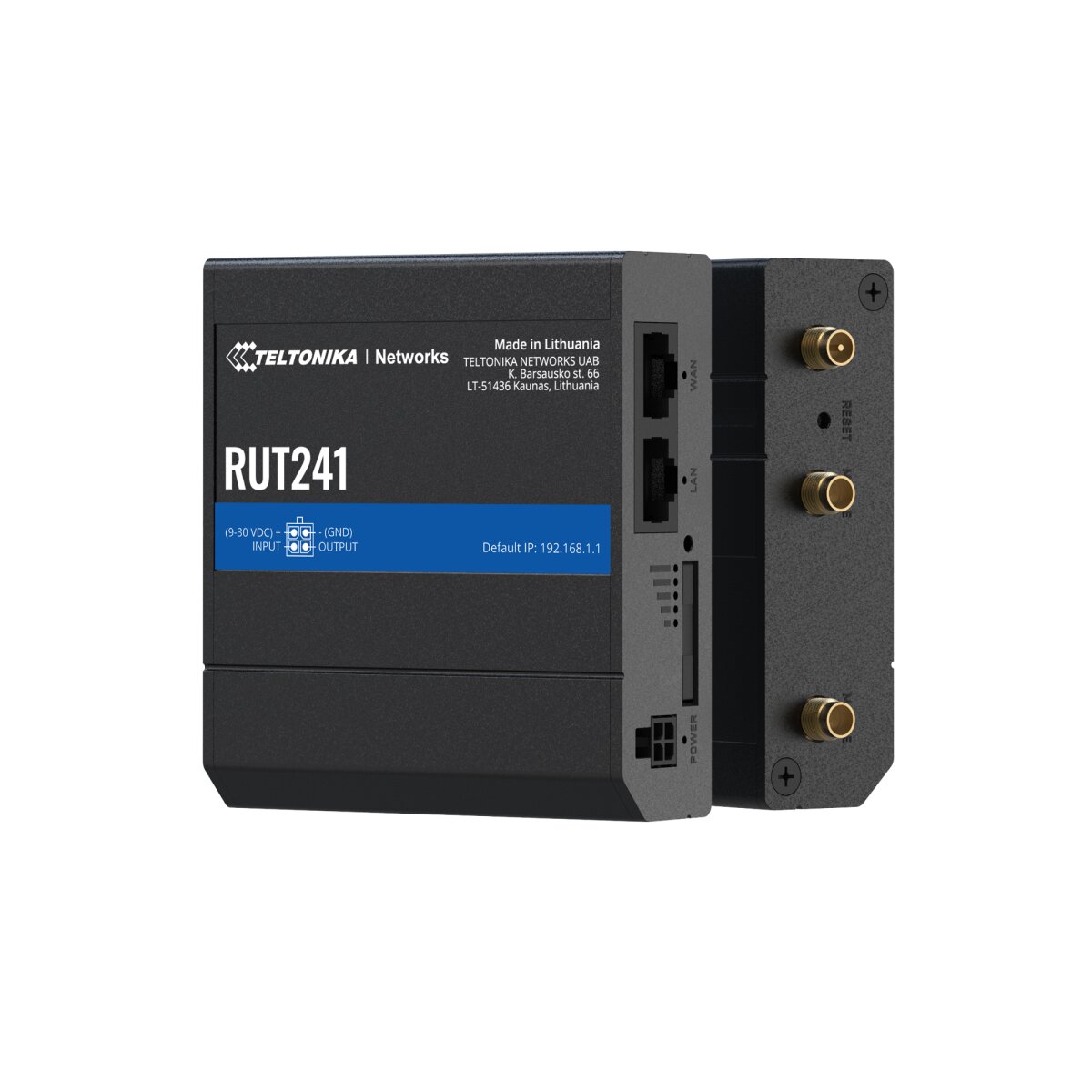 Teltonika RUT241 4G / LTE Router - CAT4, WLAN, Ethernet
