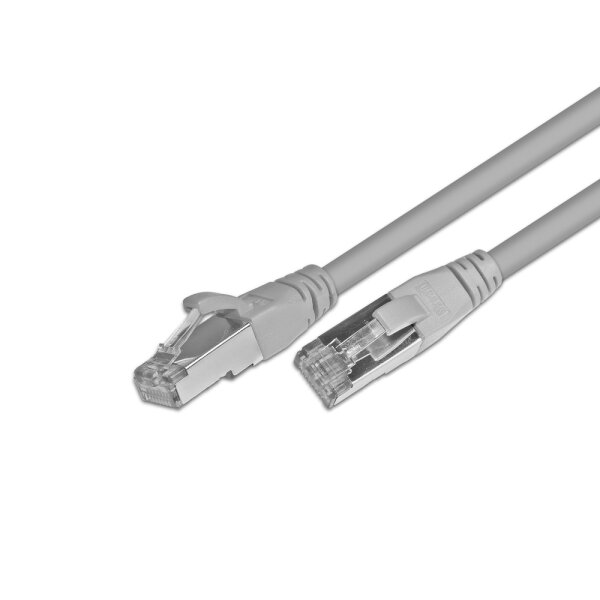 CAT.5e network patch cable, FTP, 2 x RJ-45, gray