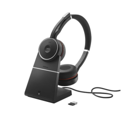 Jabra Evolve 75 SE Duo - Bluetooth Headset, Charging...