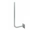 Wall bracket / antenna bracket with angle, galvanized, 30cm x 60cm