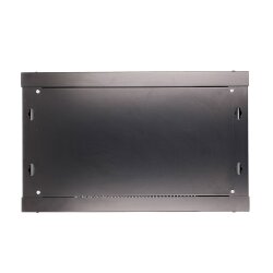 WIREWIN WCAB PS2 6U - 19" Geräteschrank, 600x450mm, Glastür, einteilig, schwarz