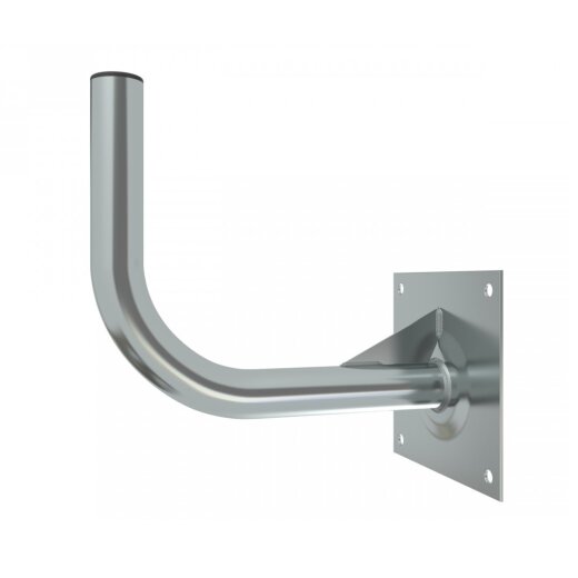 Galvanized wall mount for antenna mounting, 30cm x 25cm