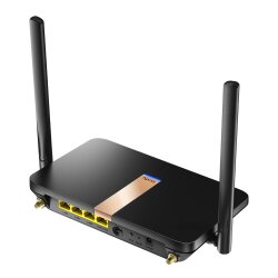 Alternative Ansicht des schwarzen Cudy LTE Router