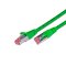 CAT.6 Netzwerkkabel | Patchkabel, STP, 2 x RJ45 / PIMF, Grün, 5m