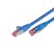 CAT.6 Netzwerkkabel | Patchkabel, STP, 2 x RJ45 / PIMF, Blau, 5m