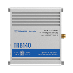 TELTONIKA TRB140 4G Gateway in aluminum housing with RJ45...