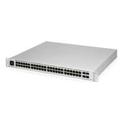 Back of the USW-Pro-48-POE switch with power connector