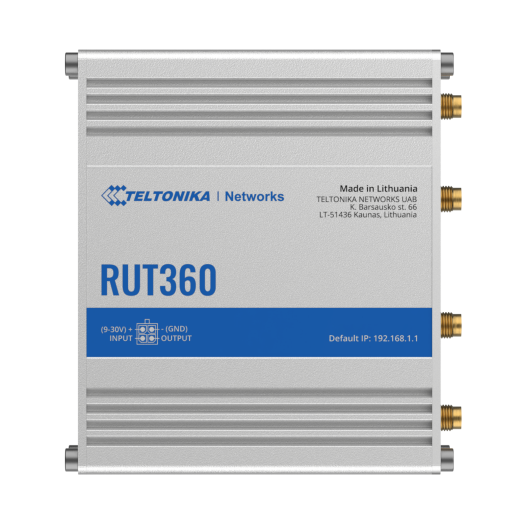 TELTONIKA RUT350 LTE Router mit SIM-Karten Slot 2.4 GHz WLAN Accesspoint, Cat6, OpenVPN, DynDNS